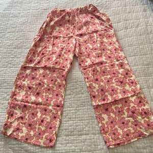 Zara floral girl pants